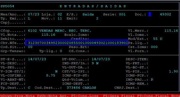 1 Nota fiscal automatizada