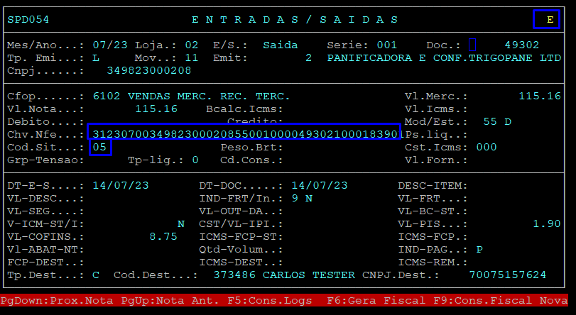 5 Nota fiscal automatizada